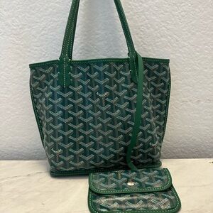 Authentic Goyard Mini Tote Green | Rare Color | Excellent Condition
